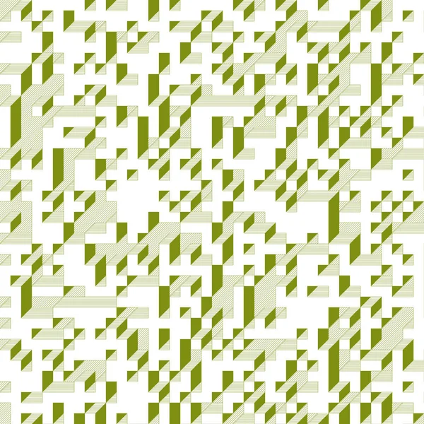 Edward Zajecs 2. Cubo 'nun 1971' deki uygulaması. Esasen 8 taştan oluşan bir Truchet fayans seti ve yerleştirme sanatı illüstrasyonu için kurallar 