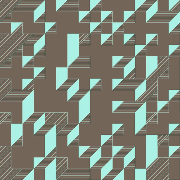 Edward Zajecs 2. Cubo 'nun 1971' deki uygulaması. Esasen 8 taştan oluşan bir Truchet fayans seti ve yerleştirme sanatı illüstrasyonu için kurallar 