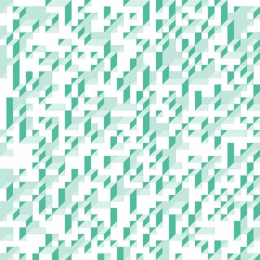 Edward Zajecs 2. Cubo 'nun 1971' deki uygulaması. Esasen 8 taştan oluşan bir Truchet fayans seti ve yerleştirme sanatı illüstrasyonu için kurallar 