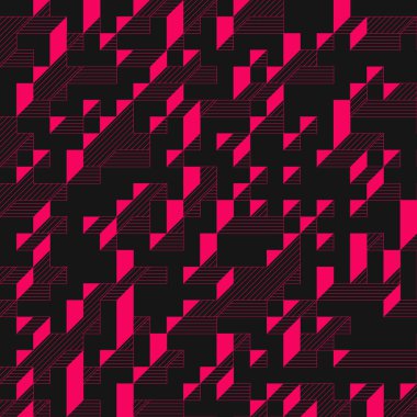 Edward Zajecs 2. Cubo 'nun 1971' deki uygulaması. Esasen 8 taştan oluşan bir Truchet fayans seti ve yerleştirme sanatı illüstrasyonu için kurallar 