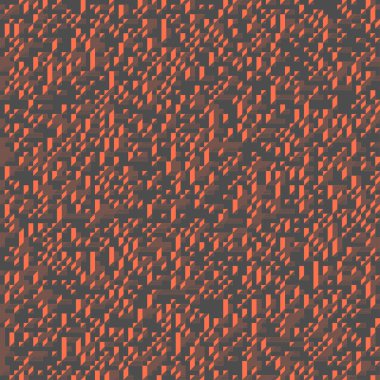 Edward Zajecs 2. Cubo 'nun 1971' deki uygulaması. Esasen 8 taştan oluşan bir Truchet fayans seti ve yerleştirme sanatı illüstrasyonu için kurallar 