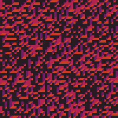 Edward Zajecs 2. Cubo 'nun 1971' deki uygulaması. Esasen 8 taştan oluşan bir Truchet fayans seti ve yerleştirme sanatı illüstrasyonu için kurallar 