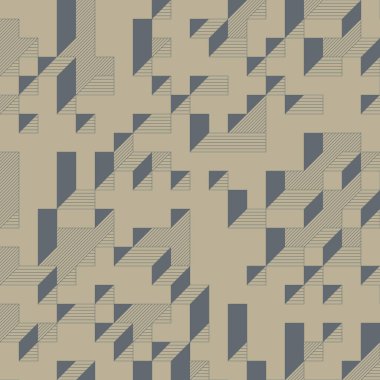 Edward Zajecs 2. Cubo 'nun 1971' deki uygulaması. Esasen 8 taştan oluşan bir Truchet fayans seti ve yerleştirme sanatı illüstrasyonu için kurallar 