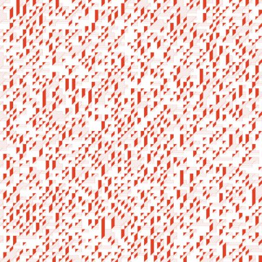 Edward Zajecs 2. Cubo 'nun 1971' deki uygulaması. Esasen 8 taştan oluşan bir Truchet fayans seti ve yerleştirme sanatı illüstrasyonu için kurallar 