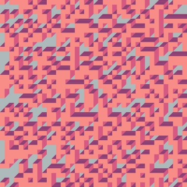 Edward Zajecs 2. Cubo 'nun 1971' deki uygulaması. Esasen 8 taştan oluşan bir Truchet fayans seti ve yerleştirme sanatı illüstrasyonu için kurallar 