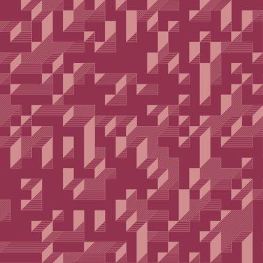 Edward Zajecs 2. Cubo 'nun 1971' deki uygulaması. Esasen 8 taştan oluşan bir Truchet fayans seti ve yerleştirme sanatı illüstrasyonu için kurallar  