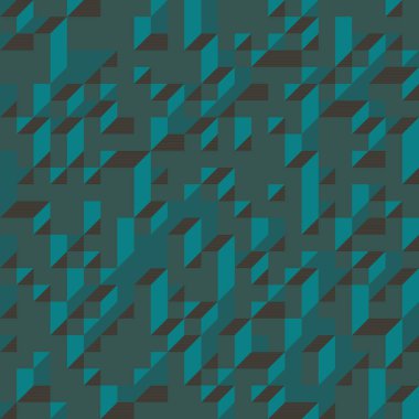 Edward Zajecs 2. Cubo 'nun 1971' deki uygulaması. Esasen 8 taştan oluşan bir Truchet fayans seti ve yerleştirme sanatı illüstrasyonu için kurallar 