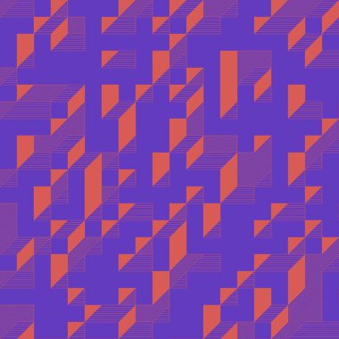 Edward Zajecs 2. Cubo 'nun 1971' deki uygulaması. Esasen 8 taştan oluşan bir Truchet fayans seti ve yerleştirme sanatı illüstrasyonu için kurallar 