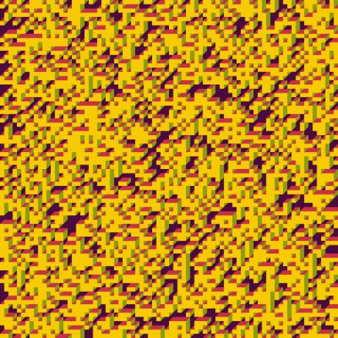 Edward Zajecs 2. Cubo 'nun 1971' deki uygulaması. Esasen 8 taştan oluşan bir Truchet fayans seti ve yerleştirme sanatı illüstrasyonu için kurallar 