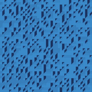 Edward Zajecs 2. Cubo 'nun 1971' deki uygulaması. Esasen 8 taştan oluşan bir Truchet fayans seti ve yerleştirme sanatı illüstrasyonu için kurallar 