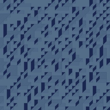 Edward Zajecs 2. Cubo 'nun 1971' deki uygulaması. Esasen 8 taştan oluşan bir Truchet fayans seti ve yerleştirme sanatı illüstrasyonu için kurallar 