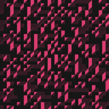 Edward Zajecs 2. Cubo 'nun 1971' deki uygulaması. Esasen 8 taştan oluşan bir Truchet fayans seti ve yerleştirme sanatı illüstrasyonu için kurallar 