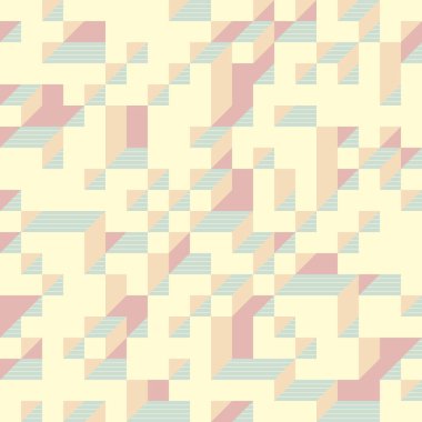 Edward Zajecs 2. Cubo 'nun 1971' deki uygulaması. Esasen 8 taştan oluşan bir Truchet fayans seti ve yerleştirme sanatı illüstrasyonu için kurallar  