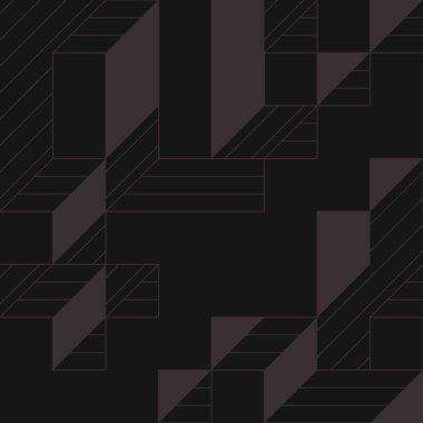 Edward Zajecs 2. Cubo 'nun 1971' deki uygulaması. Esasen 8 taştan oluşan bir Truchet fayans seti ve yerleştirme sanatı illüstrasyonu için kurallar 