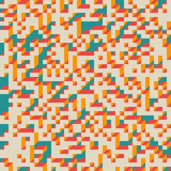 Edward Zajecs 2. Cubo 'nun 1971' deki uygulaması. Esasen 8 taştan oluşan bir Truchet fayans seti ve yerleştirme sanatı illüstrasyonu için kurallar  