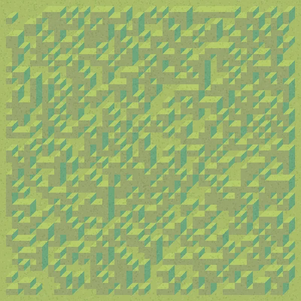 Edward Zajecs 2. Cubo 'nun 1971' deki uygulaması. Esasen 8 taştan oluşan bir Truchet fayans seti ve yerleştirme sanatı illüstrasyonu için kurallar 