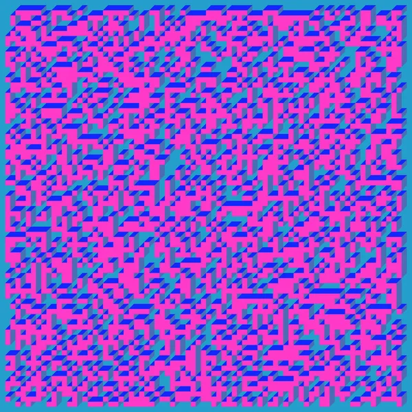 Edward Zajecs 2. Cubo 'nun 1971' deki uygulaması. Esasen 8 taştan oluşan bir Truchet fayans seti ve yerleştirme sanatı illüstrasyonu için kurallar 