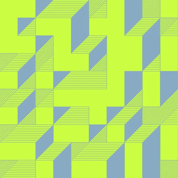 Edward Zajecs 2. Cubo 'nun 1971' deki uygulaması. Esasen 8 taştan oluşan bir Truchet fayans seti ve yerleştirme sanatı illüstrasyonu için kurallar 