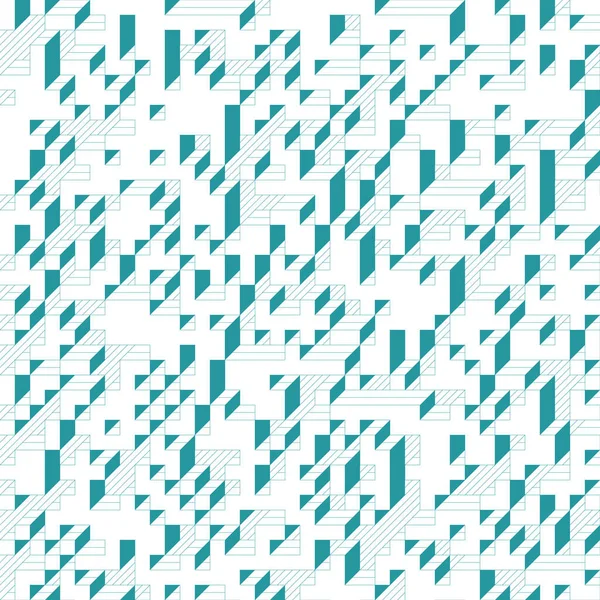 Edward Zajecs 2. Cubo 'nun 1971' deki uygulaması. Esasen 8 taştan oluşan bir Truchet fayans seti ve yerleştirme sanatı illüstrasyonu için kurallar 