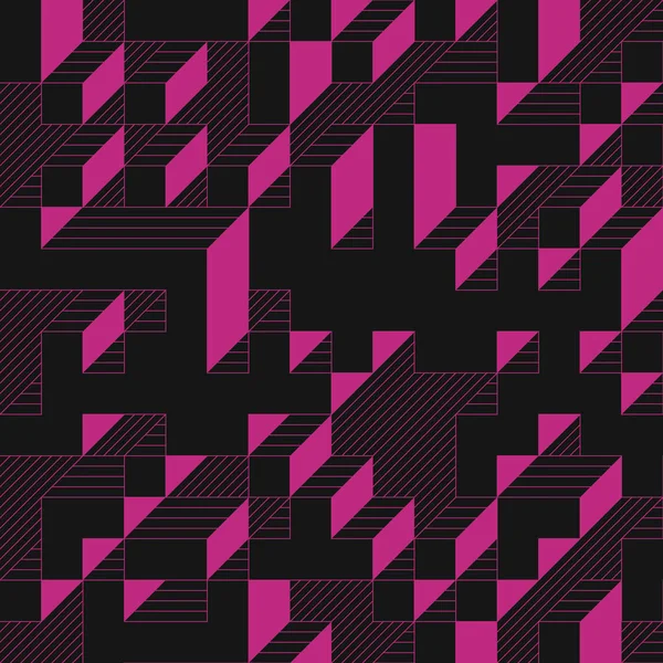 Edward Zajecs 2. Cubo 'nun 1971' deki uygulaması. Esasen 8 taştan oluşan bir Truchet fayans seti ve yerleştirme sanatı illüstrasyonu için kurallar 