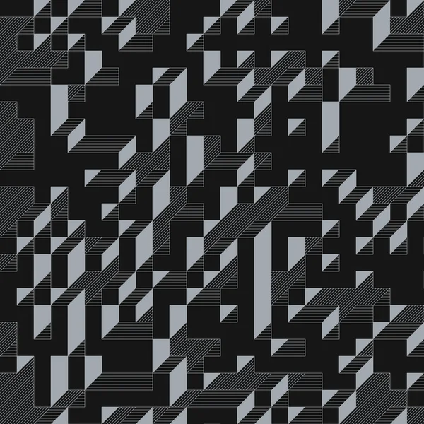 Edward Zajecs 2. Cubo 'nun 1971' deki uygulaması. Esasen 8 taştan oluşan bir Truchet fayans seti ve yerleştirme sanatı illüstrasyonu için kurallar 