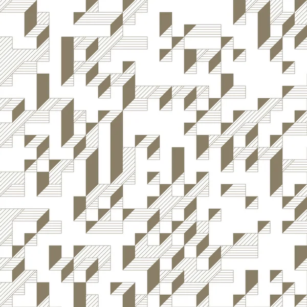 Edward Zajecs 2. Cubo 'nun 1971' deki uygulaması. Esasen 8 taştan oluşan bir Truchet fayans seti ve yerleştirme sanatı illüstrasyonu için kurallar 