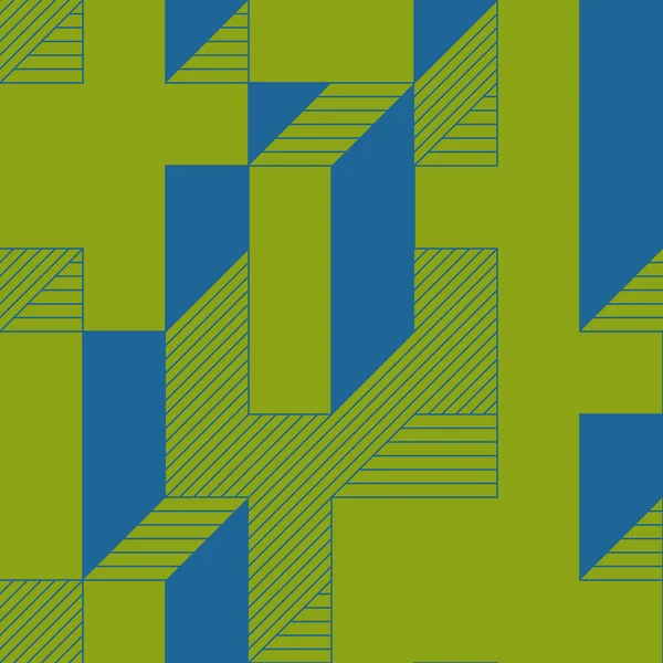 Edward Zajecs 2. Cubo 'nun 1971' deki uygulaması. Esasen 8 taştan oluşan bir Truchet fayans seti ve yerleştirme sanatı illüstrasyonu için kurallar 