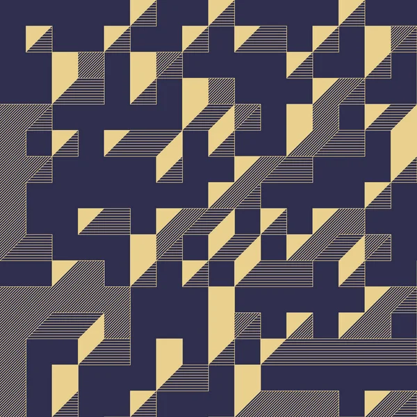 Edward Zajecs 2. Cubo 'nun 1971' deki uygulaması. Esasen 8 taştan oluşan bir Truchet fayans seti ve yerleştirme sanatı illüstrasyonu için kurallar 