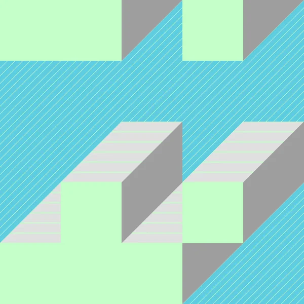 Edward Zajecs 2. Cubo 'nun 1971' deki uygulaması. Esasen 8 taştan oluşan bir Truchet fayans seti ve yerleştirme sanatı illüstrasyonu için kurallar 