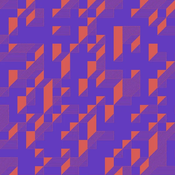 Edward Zajecs 2. Cubo 'nun 1971' deki uygulaması. Esasen 8 taştan oluşan bir Truchet fayans seti ve yerleştirme sanatı illüstrasyonu için kurallar 