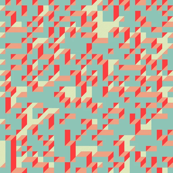 Edward Zajecs 2. Cubo 'nun 1971' deki uygulaması. Esasen 8 taştan oluşan bir Truchet fayans seti ve yerleştirme sanatı illüstrasyonu için kurallar 