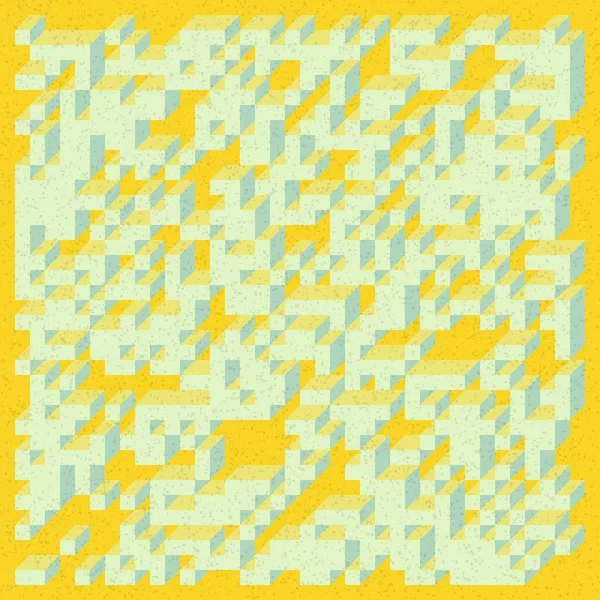 Edward Zajecs 2. Cubo 'nun 1971' deki uygulaması. Esasen 8 taştan oluşan bir Truchet fayans seti ve yerleştirme sanatı illüstrasyonu için kurallar 