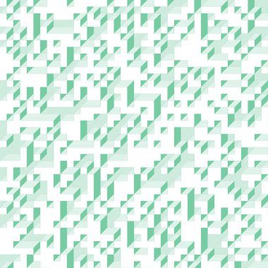 Edward Zajecs 2. Cubo 'nun 1971' deki uygulaması. Esasen 8 taştan oluşan bir Truchet fayans seti ve yerleştirme sanatı illüstrasyonu için kurallar 