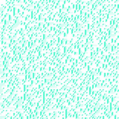 Edward Zajecs 2. Cubo 'nun 1971' deki uygulaması. Esasen 8 taştan oluşan bir Truchet fayans seti ve yerleştirme sanatı illüstrasyonu için kurallar 