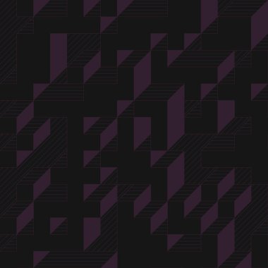 Edward Zajecs 2. Cubo 'nun 1971' deki uygulaması. Esasen 8 taştan oluşan bir Truchet fayans seti ve yerleştirme sanatı illüstrasyonu için kurallar 