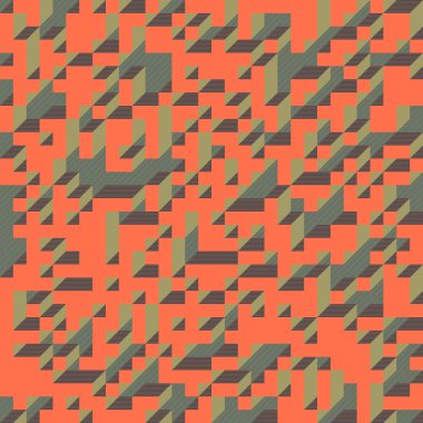 Edward Zajecs 2. Cubo 'nun 1971' deki uygulaması. Esasen 8 taştan oluşan bir Truchet fayans seti ve yerleştirme sanatı illüstrasyonu için kurallar 