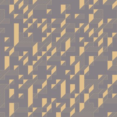 Edward Zajecs 2. Cubo 'nun 1971' deki uygulaması. Esasen 8 taştan oluşan bir Truchet fayans seti ve yerleştirme sanatı illüstrasyonu için kurallar 