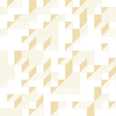 Edward Zajecs 2. Cubo 'nun 1971' deki uygulaması. Esasen 8 taştan oluşan bir Truchet fayans seti ve yerleştirme sanatı illüstrasyonu için kurallar 