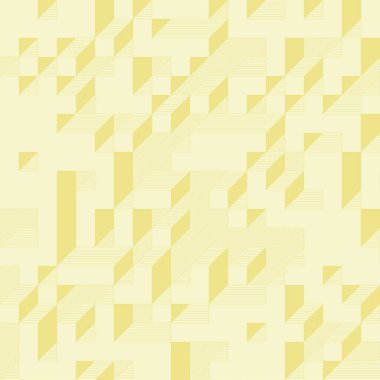 Edward Zajecs 2. Cubo 'nun 1971' deki uygulaması. Esasen 8 taştan oluşan bir Truchet fayans seti ve yerleştirme sanatı illüstrasyonu için kurallar 