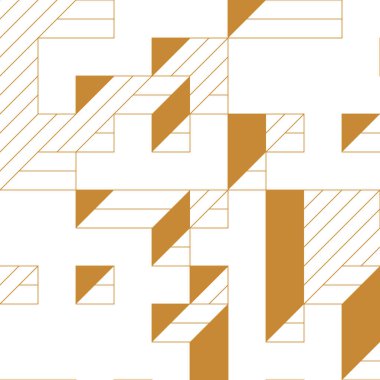 Edward Zajecs 2. Cubo 'nun 1971' deki uygulaması. Esasen 8 taştan oluşan bir Truchet fayans seti ve yerleştirme sanatı illüstrasyonu için kurallar 