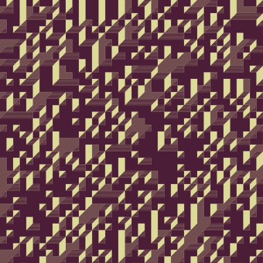 Edward Zajecs 2. Cubo 'nun 1971' deki uygulaması. Esasen 8 taştan oluşan bir Truchet fayans seti ve yerleştirme sanatı illüstrasyonu için kurallar 