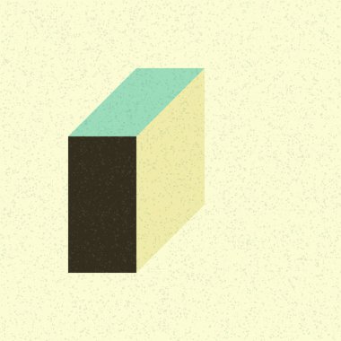 Edward Zajecs 2. Cubo 'nun 1971' deki uygulaması. Esasen 8 taştan oluşan bir Truchet fayans seti ve yerleştirme sanatı illüstrasyonu için kurallar 