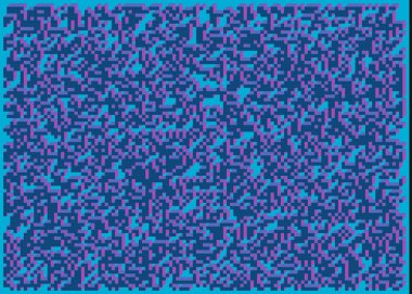 Edward Zajecs 2. Cubo 'nun 1971' deki uygulaması. Esasen 8 taştan oluşan bir Truchet fayans seti ve yerleştirme sanatı illüstrasyonu için kurallar 