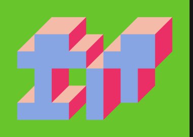 Edward Zajecs 2. Cubo 'nun 1971' deki uygulaması. Esasen 8 taştan oluşan bir Truchet fayans seti ve yerleştirme sanatı illüstrasyonu için kurallar 