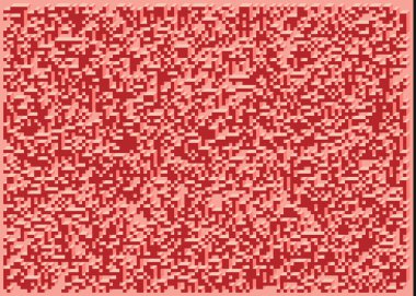 Edward Zajecs 2. Cubo 'nun 1971' deki uygulaması. Esasen 8 taştan oluşan bir Truchet fayans seti ve yerleştirme sanatı illüstrasyonu için kurallar 