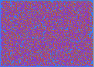 Edward Zajecs 2. Cubo 'nun 1971' deki uygulaması. Esasen 8 taştan oluşan bir Truchet fayans seti ve yerleştirme sanatı illüstrasyonu için kurallar 