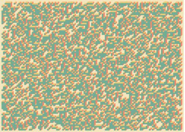 Edward Zajecs 2. Cubo 'nun 1971' deki uygulaması. Esasen 8 taştan oluşan bir Truchet fayans seti ve yerleştirme sanatı illüstrasyonu için kurallar 