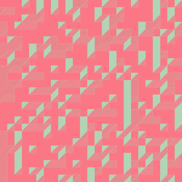 Edward Zajecs 2. Cubo 'nun 1971' deki uygulaması. Esasen 8 taştan oluşan bir Truchet fayans seti ve yerleştirme sanatı illüstrasyonu için kurallar 