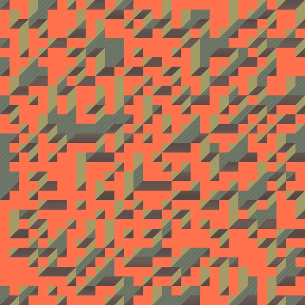 Edward Zajecs 2. Cubo 'nun 1971' deki uygulaması. Esasen 8 taştan oluşan bir Truchet fayans seti ve yerleştirme sanatı illüstrasyonu için kurallar 