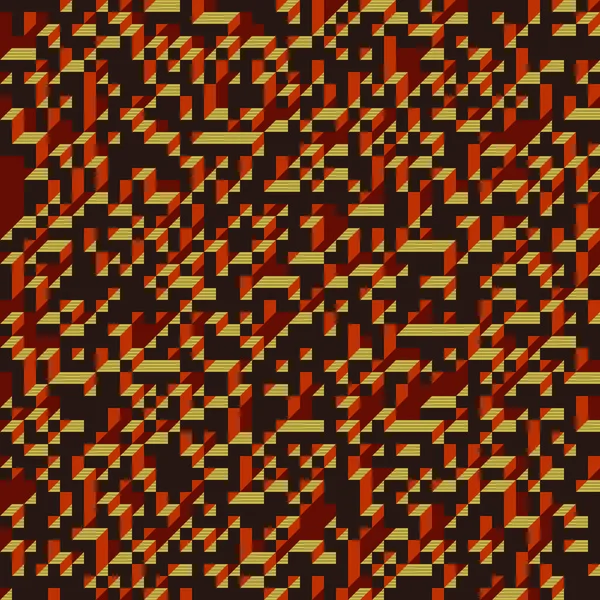 Edward Zajecs 2. Cubo 'nun 1971' deki uygulaması. Esasen 8 taştan oluşan bir Truchet fayans seti ve yerleştirme sanatı illüstrasyonu için kurallar 